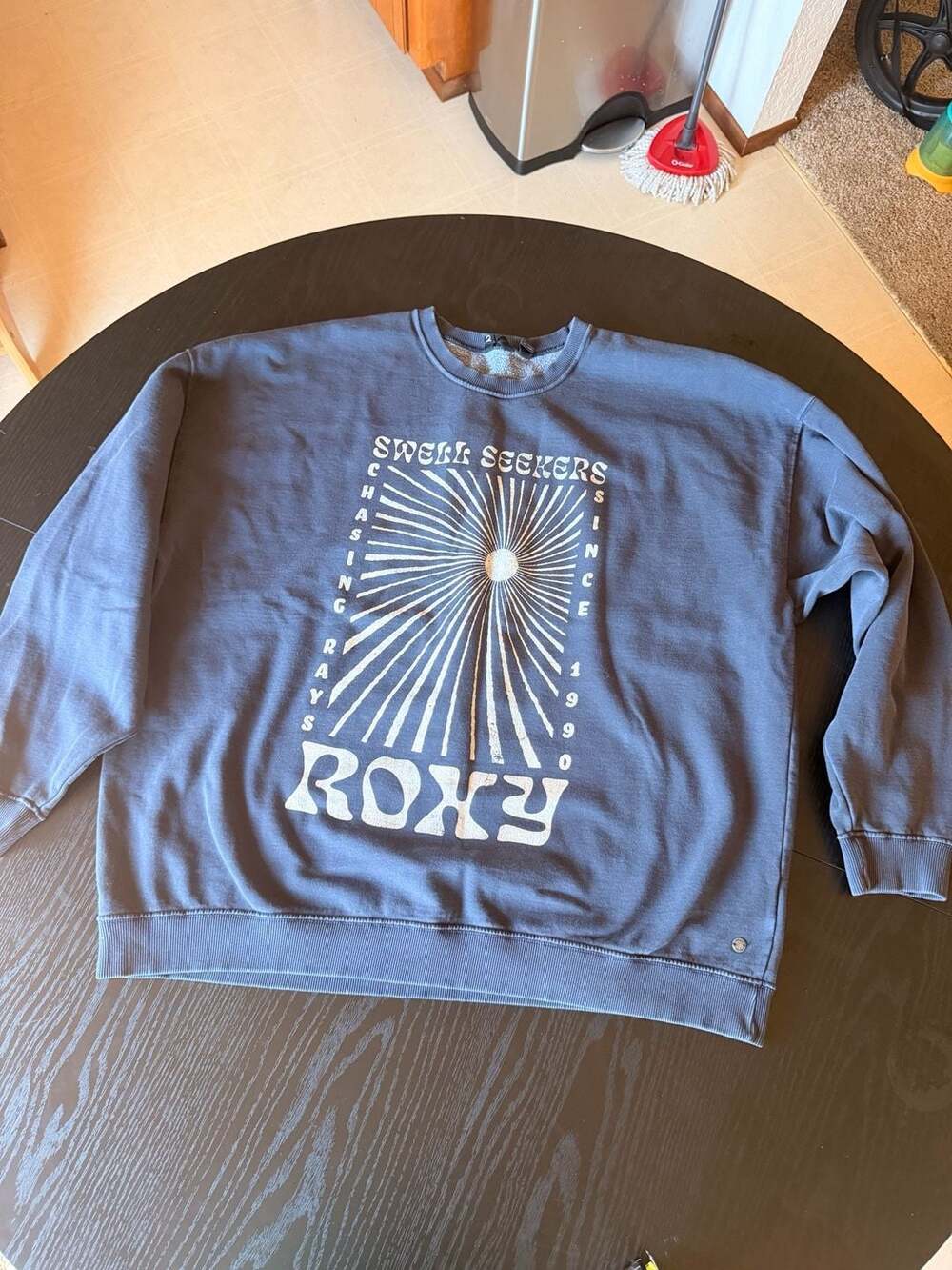 Roxy Swell Seekers Chasing Rays Graphic Crewneck Sweatshirt
